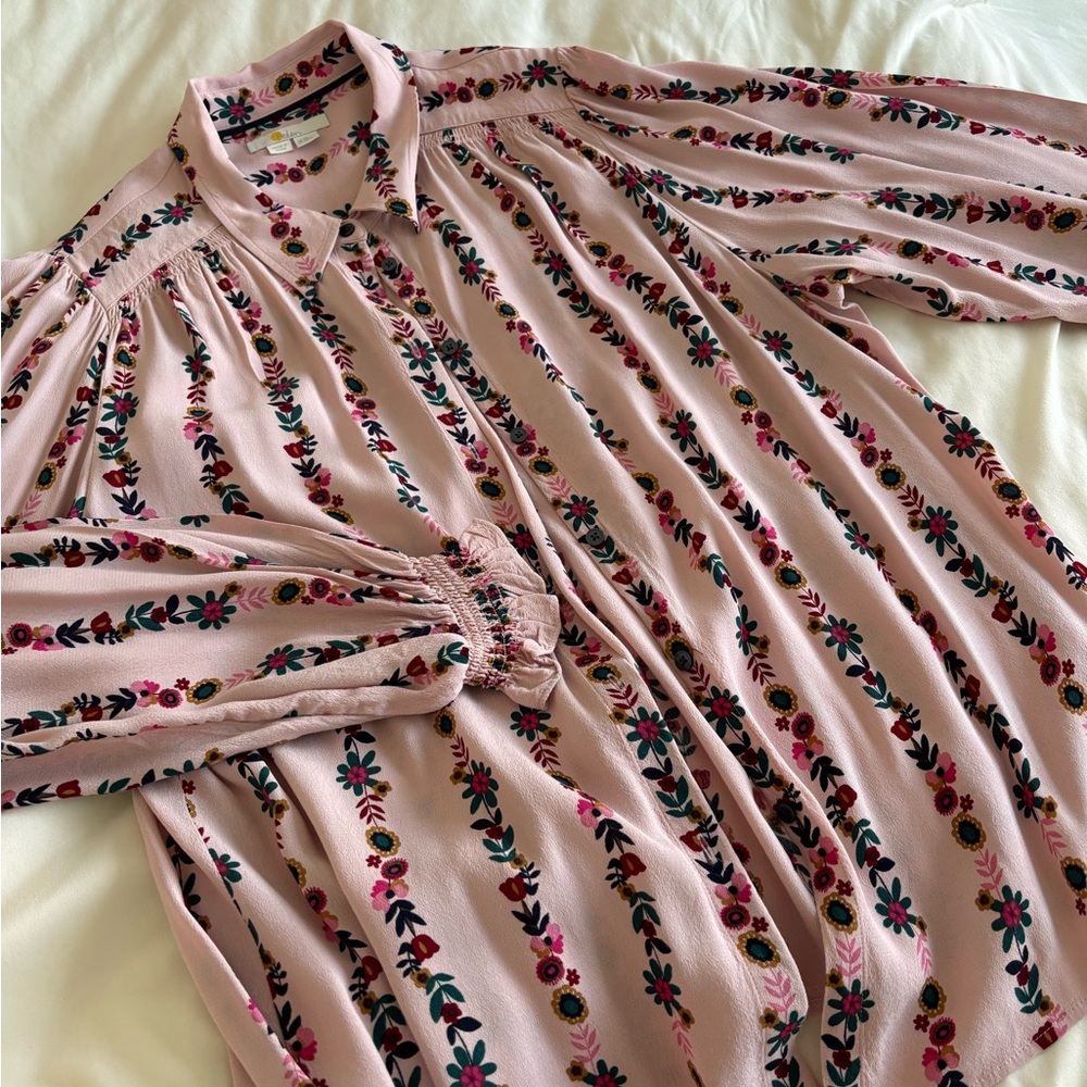 Boden Floral Blouse
